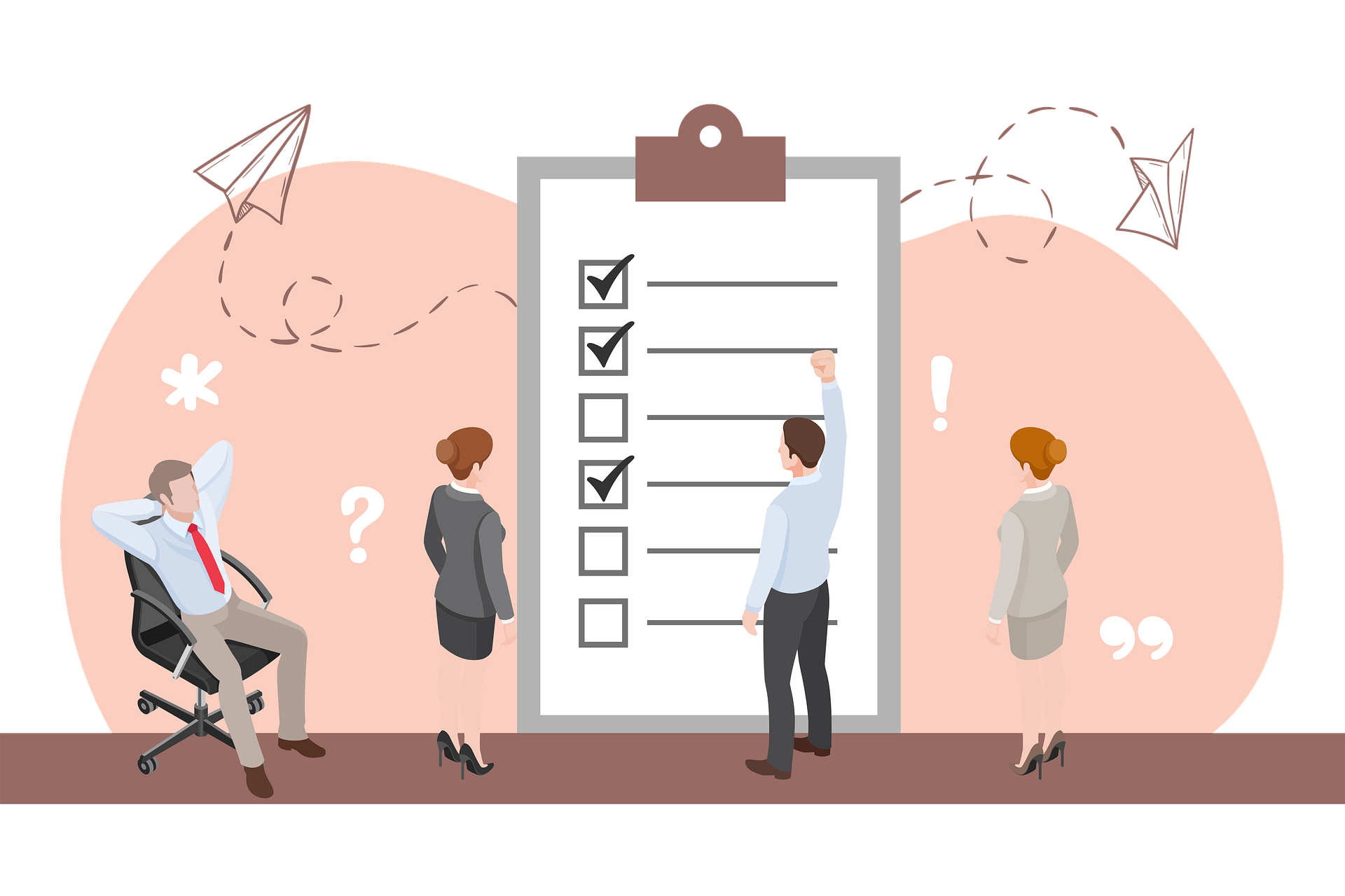 A person writing a to-do list on a desk